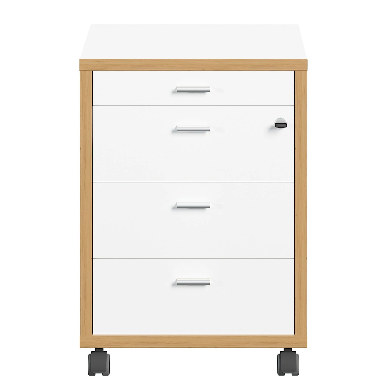 Germania Büroset Svene (2-teilig) - Weiß / Eiche Sonoma Dekor 6 Germania Büroset Svene (2-teilig) - Weiß / Eiche Sonoma Dekor – Bild 4