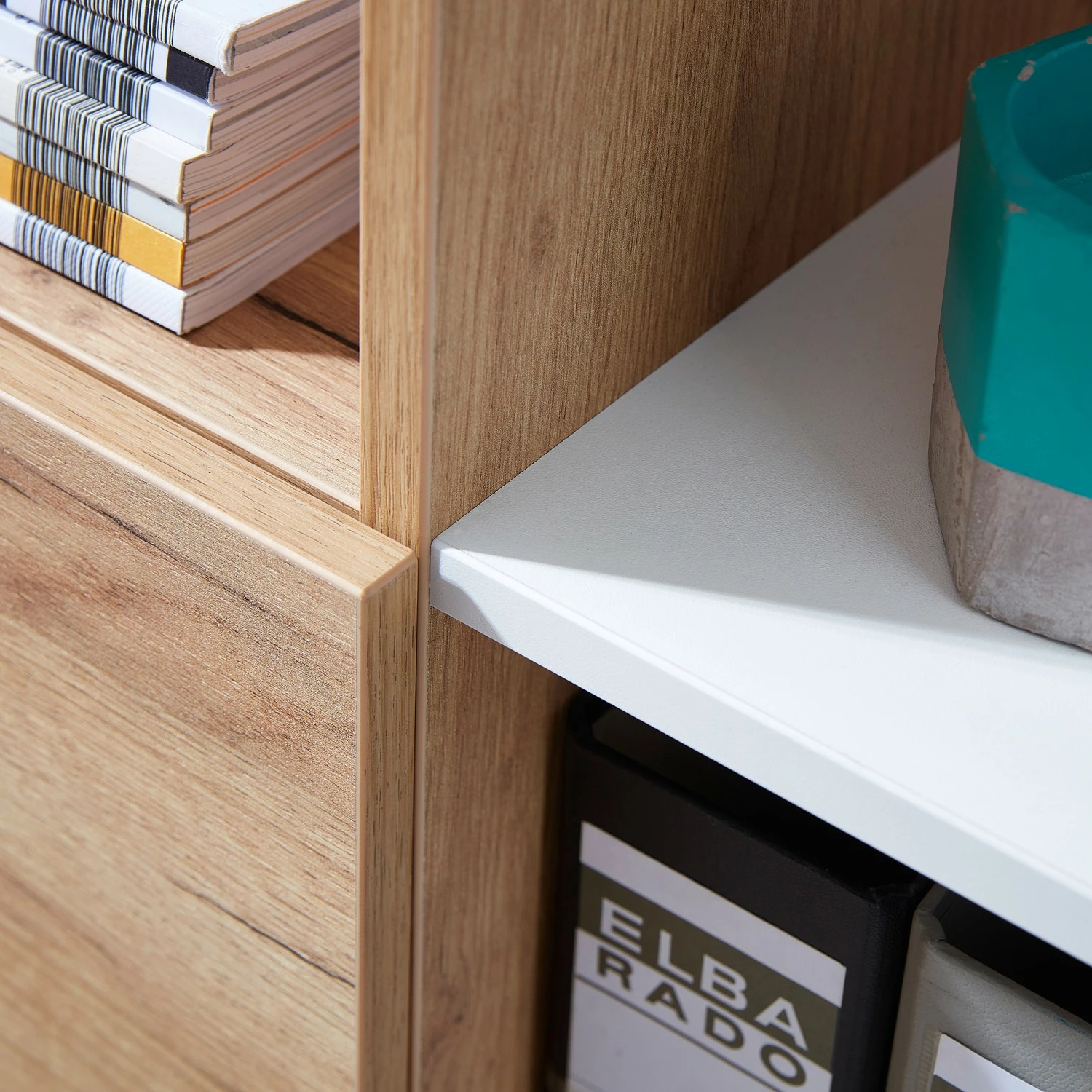 Germania Büroset Lioni IV (2-teilig) - Eiche Navarra Dekor / Weiß 13 Germania Büroset Lioni IV (2-teilig) - Eiche Navarra Dekor / Weiß – Bild 11