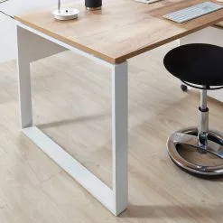 Germania Büroset Lioni II (4-teilig) - Eiche Navarra Dekor / Weiß -Büromöbel Verkaufsgeschäft 1000191071 191016 08103300052 DETAILS P000000001000191071