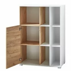 Germania Büroset Lioni II (4-teilig) - Eiche Navarra Dekor / Weiß -Büromöbel Verkaufsgeschäft 1000191071 191016 08103500067 DETAILS P000000001000191071