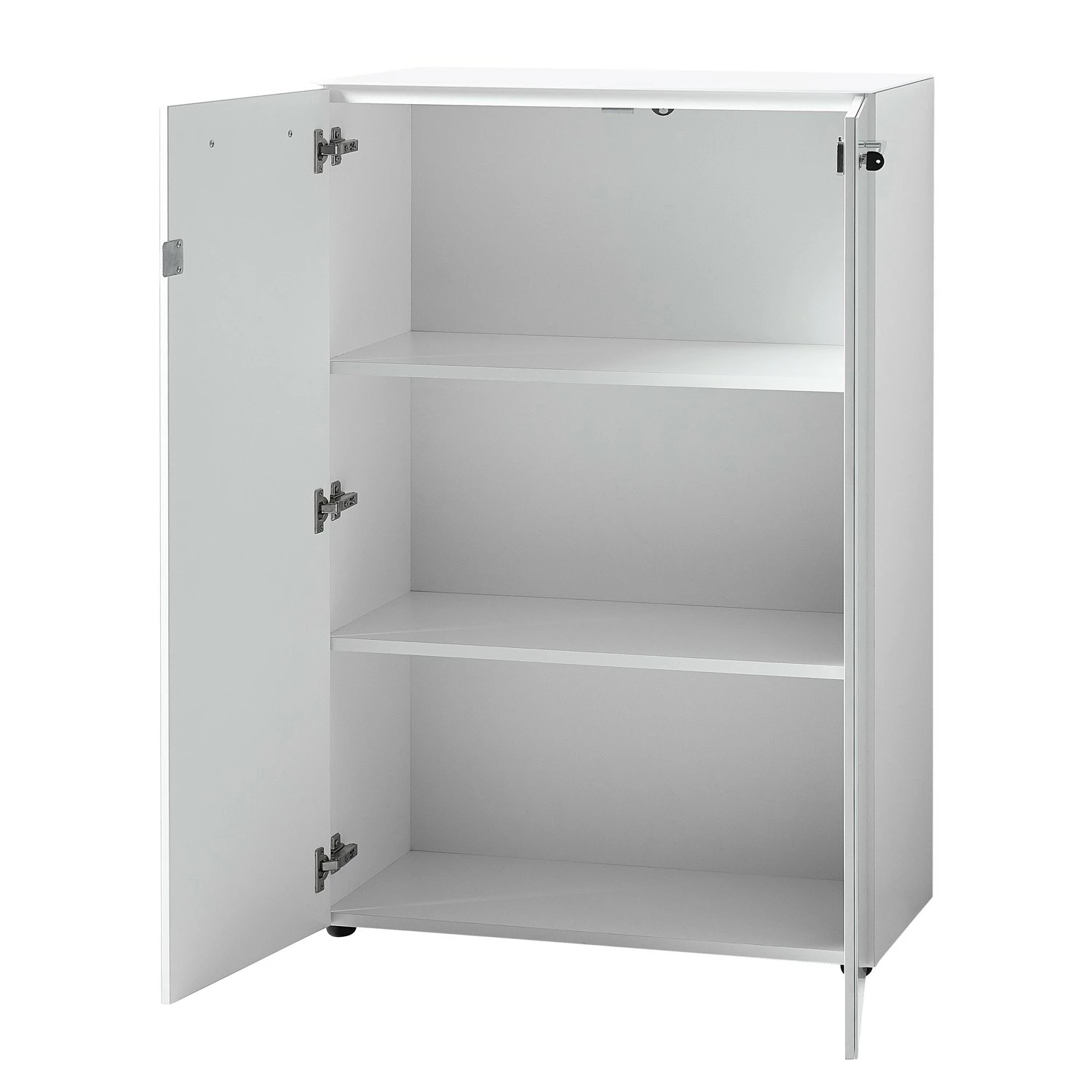 Germania Büroset Monteria IV (2-teilig) - Glas - Weiß / Chrom 7 Germania Büroset Monteria IV (2-teilig) - Glas - Weiß / Chrom – Bild 5