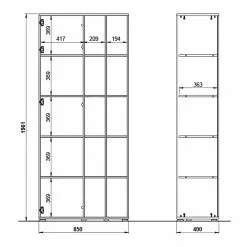 Germania Büroset Lioni I (3-teilig) - Eiche Navarra Dekor / Weiß 27 Germania Büroset Lioni I (3-teilig) - Eiche Navarra Dekor / Weiß -Büromöbel Verkaufsgeschäft 1000191082 191016 08103900100 SKETCH DETAILS P000000001000191082 sketch