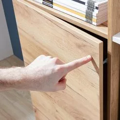 Germania Büroset Lioni V (5-teilig) - Eiche Navarra Dekor / Weiß -Büromöbel Verkaufsgeschäft 1000191085 191016 08104300140 DETAILS P000000001000191085