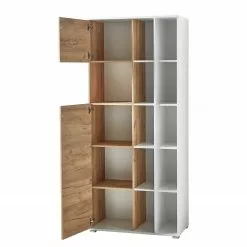 Germania Büroset Lioni V (5-teilig) - Eiche Navarra Dekor / Weiß -Büromöbel Verkaufsgeschäft 1000191085 191016 08104500151 DETAILS P000000001000191085