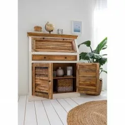 Maison Belfort Sekretär Newhaven - Mango massiv - Weiß / Mango -Büromöbel Verkaufsgeschäft 1000191281 200630 09234400009 MOOD DETAILS P000000001000191281 mood