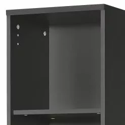 Furnitive Aktenregal Buzy - Hochglanz Weiß / Anthrazit -Büromöbel Verkaufsgeschäft 1000191311 191031 16045300015 DETAILS P000000001000191311