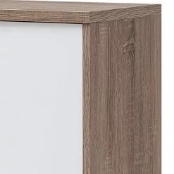 Furnitive Aktenschrank Arcon II - Trüffeleiche Dekor / Hochglanz Weiß -Büromöbel Verkaufsgeschäft 1000191324 191031 16045500055 DETAILS P000000001000191324