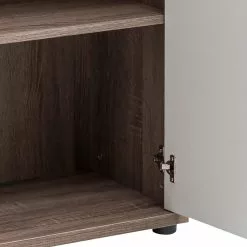 Furnitive Aktenschrank Arcon II - Trüffeleiche Dekor / Hochglanz Weiß -Büromöbel Verkaufsgeschäft 1000191324 191031 16045500056 DETAILS P000000001000191324