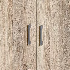 Furnitive Aktenschrank Lezan III - Eiche Sonoma Dekor / Weiß -Büromöbel Verkaufsgeschäft 1000191344 191031 16045800117 DETAILS P000000001000191344