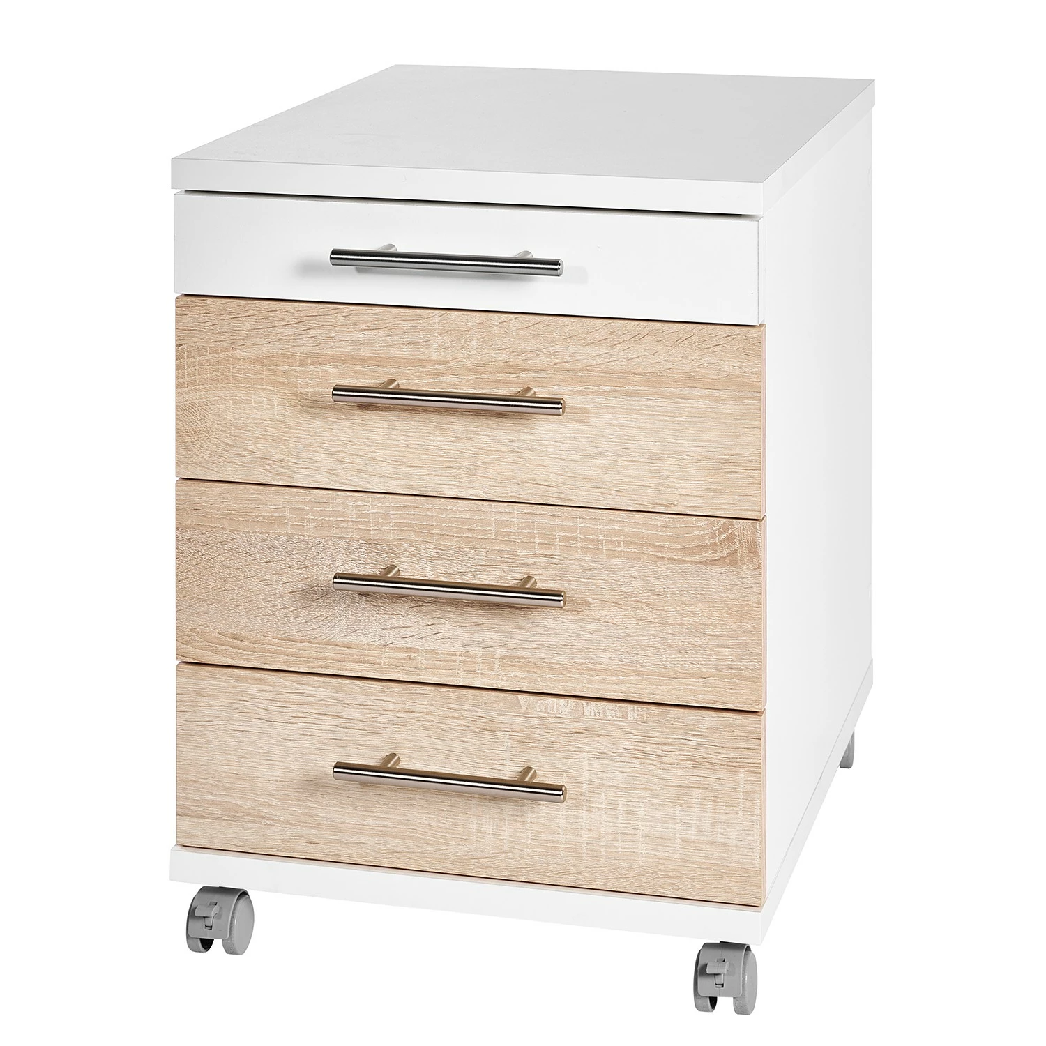 Furnitive Rollcontainer Yacolt - Eiche Sonoma Dekor 3 Furnitive Rollcontainer Yacolt - Eiche Sonoma Dekor