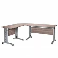 Furnitive Schreibtisch Arcon - Metall - Trüffeleiche Dekor -Büromöbel Verkaufsgeschäft 1000191360 191031 16050000163 DETAILS P000000001000191360