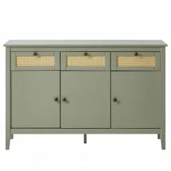 Maison Belfort Sideboard Belleria - Kiefer massiv / Wiener Geflecht - Hellolivgrün 19 Maison Belfort Sideboard Belleria - Kiefer massiv / Wiener Geflecht - Hellolivgrün -Büromöbel Verkaufsgeschäft 1000193120 200930 16090900002 DETAILS P000000001000193120