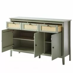 Maison Belfort Sideboard Belleria - Kiefer massiv / Wiener Geflecht - Hellolivgrün 21 Maison Belfort Sideboard Belleria - Kiefer massiv / Wiener Geflecht - Hellolivgrün -Büromöbel Verkaufsgeschäft 1000193120 200930 16091200004 DETAILS P000000001000193120