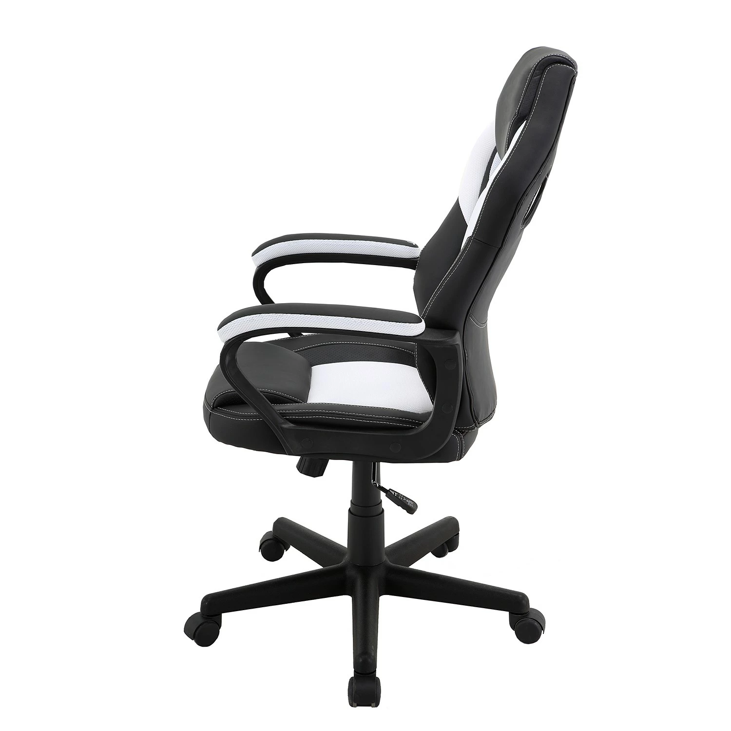 Furnitive Gaming Chair Murol - Kunstleder & Mesh / Kunststoff - Weiß / Schwarz 5 Furnitive Gaming Chair Murol - Kunstleder & Mesh / Kunststoff - Weiß / Schwarz – Bild 3