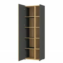 Germania Aktenschrank Austin II - Graphit / Navarra Eiche Dekor -Büromöbel Verkaufsgeschäft 1000197002 191203 06445900078 DETAILS P000000001000197002