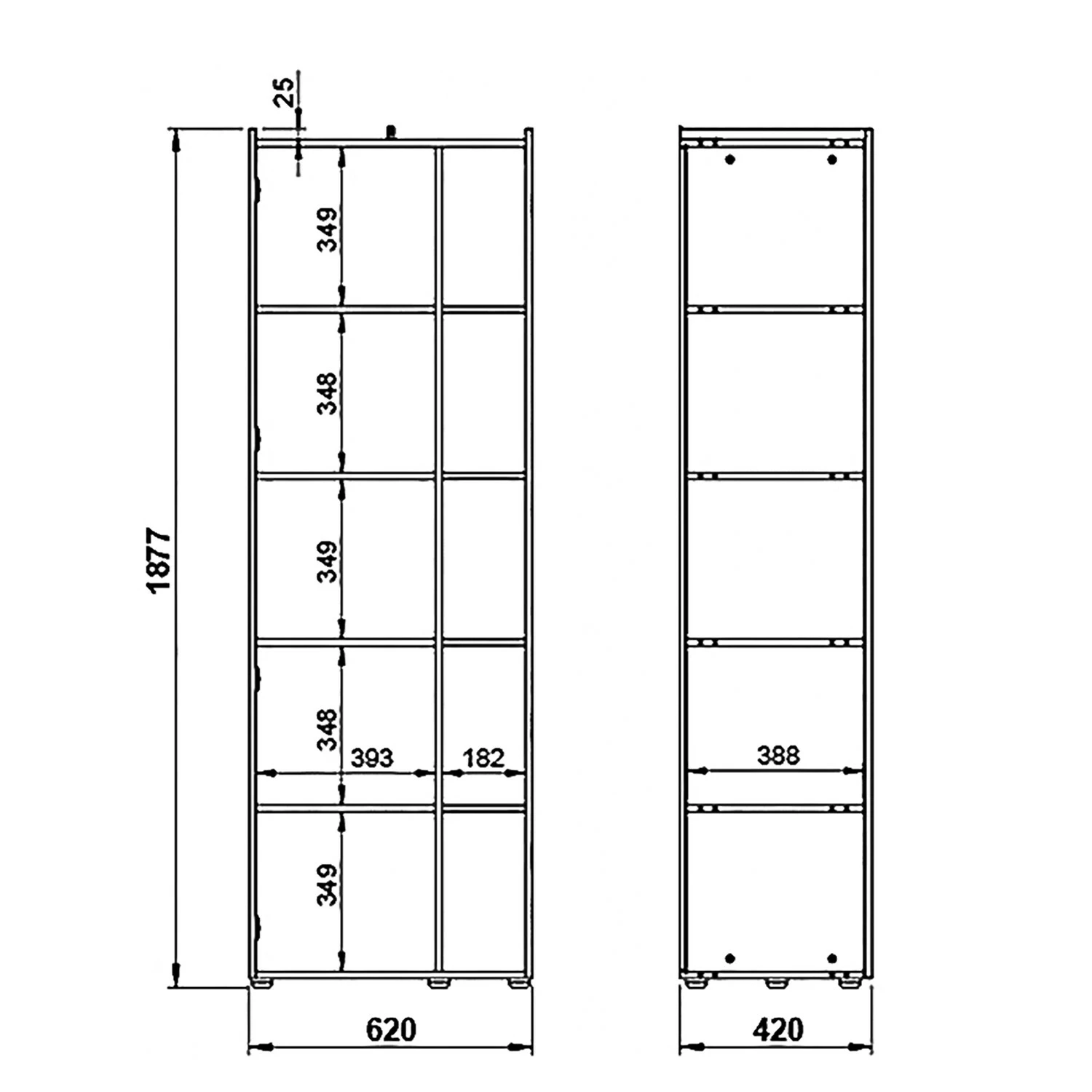 Germania Büroset Austin (2-teilig) - Graphit / Navarra Eiche Dekor 13 Germania Büroset Austin (2-teilig) - Graphit / Navarra Eiche Dekor – Bild 11