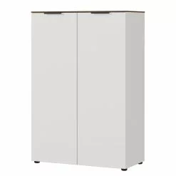 Germania Büroset Ancona (3-teilig) - Metall - Kaschmir / Nussbaum Dekor -Büromöbel Verkaufsgeschäft 1000197013 191203 06450100122 DETAILS P000000001000197013