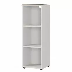 Germania Büroset Ancona (3-teilig) - Metall - Kaschmir / Nussbaum Dekor -Büromöbel Verkaufsgeschäft 1000197013 191203 06450100123 DETAILS P000000001000197013