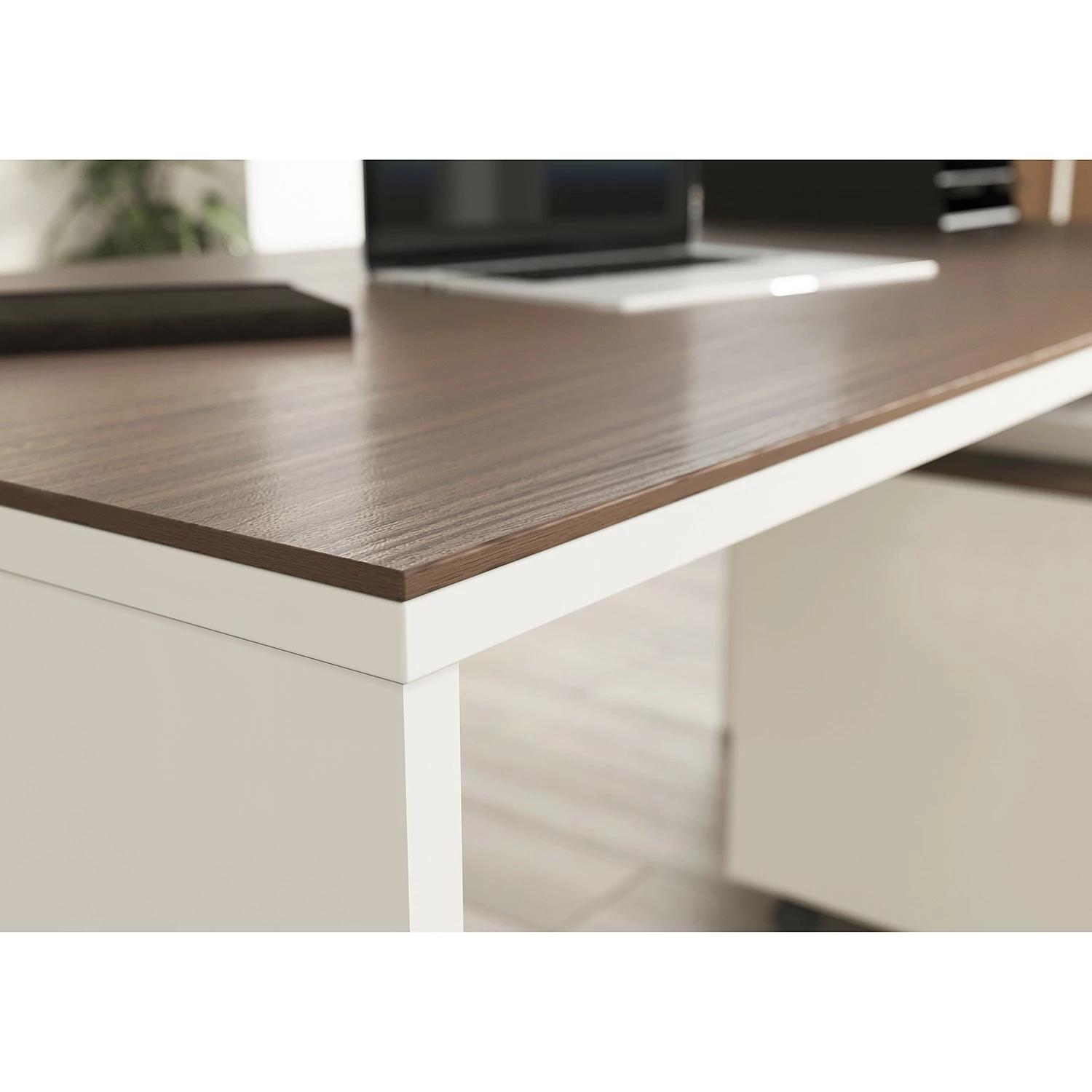 Germania Büroset Ancona II (2-teilig) - Metall - Kaschmir / Nussbaum Dekor 8 Germania Büroset Ancona II (2-teilig) - Metall - Kaschmir / Nussbaum Dekor – Bild 6