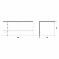 Germania Büroset Ancona II (2-teilig) - Metall - Kaschmir / Nussbaum Dekor 21 Germania Büroset Ancona II (2-teilig) - Metall - Kaschmir / Nussbaum Dekor -Büromöbel Verkaufsgeschäft 1000197014 191203 06450100140 SKETCH DETAILS P000000001000197014 sketch