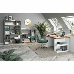 Temahome Regal Dublin - Beton Dekor - Höhe: 105 cm -Büromöbel Verkaufsgeschäft 1000198861 220803 021 MOOD DETAILS P000000001000198861 mood