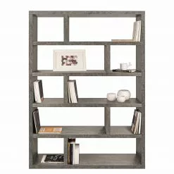Temahome Regal Dublin - Beton Dekor - Höhe: 173 cm -Büromöbel Verkaufsgeschäft 1000198872 191209 09463900127 DETAILS P000000001000198872