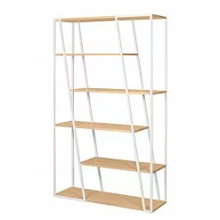 Temahome Regal Albi - Eiche / Weiß -Büromöbel Verkaufsgeschäft 1000198876 191209 09464200164 DETAILS P000000001000198876