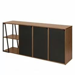Temahome Sideboard Albi - Echtholzfurnier - Walnuss / Schwarz 14 Temahome Sideboard Albi - Echtholzfurnier - Walnuss / Schwarz -Büromöbel Verkaufsgeschäft 1000198885 191209 09464800223 DETAILS P000000001000198885