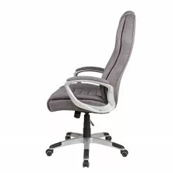 Duo Collection Bürodrehstuhl Dirk - Webstoff / Nylon - Dunkelgrau / Silber -Büromöbel Verkaufsgeschäft 1000198943 200127 16101900014 DETAILS P000000001000198943