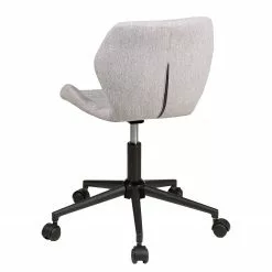 Duo Collection Bürodrehstuhl Marie II - Webstoff / Stahl - Hellgrau / Schwarz -Büromöbel Verkaufsgeschäft 1000198946 200127 16101900032 DETAILS P000000001000198946