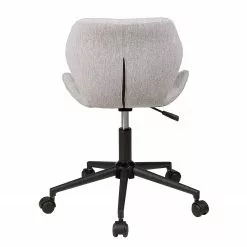 Duo Collection Bürodrehstuhl Marie II - Webstoff / Stahl - Hellgrau / Schwarz -Büromöbel Verkaufsgeschäft 1000198946 200127 16101900033 DETAILS P000000001000198946