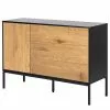 Red Living Sideboard Coogee II - Wildeiche Dekor / Schwarz