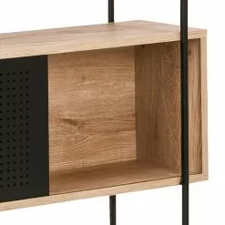 Norrwood Regal Alsace - Wildeiche Dekor / Schwarz -Büromöbel Verkaufsgeschäft 1000200167 200205 06092500144 DETAILS P000000001000200167