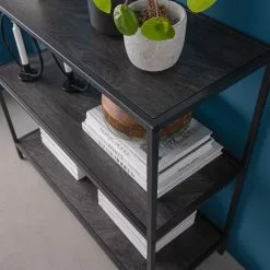 Fredriks Regal Meon I - Eiche Grau Dekor -Büromöbel Verkaufsgeschäft 1000201088 201124 11580300004 DETAILS P000000001000201088