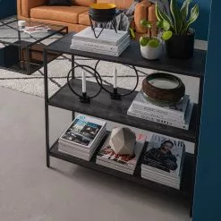 Fredriks Regal Meon I - Eiche Grau Dekor -Büromöbel Verkaufsgeschäft 1000201088 201124 11581500009 DETAILS P000000001000201088