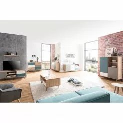 Norrwood Sideboard Bibury II - Mehrfarbig / Eiche Sonoma Dekor -Büromöbel Verkaufsgeschäft 1000202461 200124 09542900163 MOOD DETAILS P000000001000202461 mood