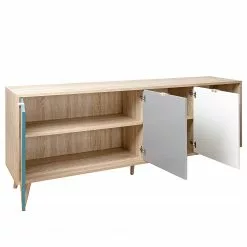 Norrwood Sideboard Bibury II - Mehrfarbig / Eiche Sonoma Dekor -Büromöbel Verkaufsgeschäft 1000202461 200124 09542900166 DETAILS P000000001000202461