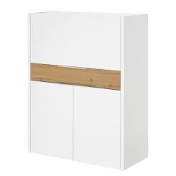 Jahnke Sekretär MC 110 - Wildeiche Dekor / Weiß