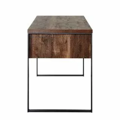 Jahnke Schreibtisch Loop - Stahl - Anthrazit - Vintage Eiche Dekor -Büromöbel Verkaufsgeschäft 1000204356 200218 08151900051 DETAILS P000000001000204356