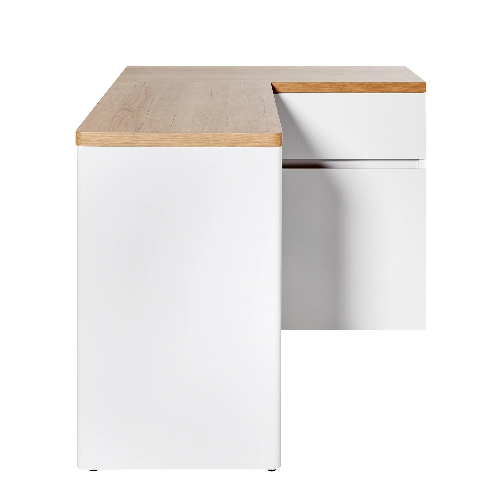 Jahnke Eckschreibtisch Cu-Libre - Kerneiche Dekor / Weiß 9 Jahnke Eckschreibtisch Cu-Libre - Kerneiche Dekor / Weiß – Bild 7