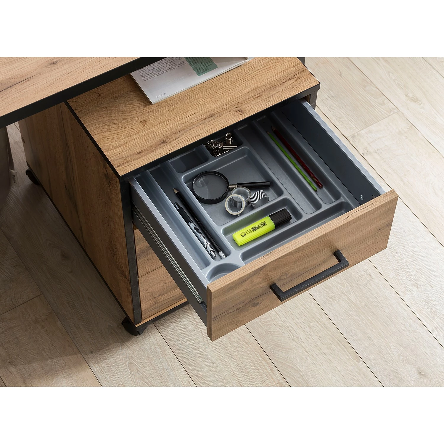 Fredriks Rollcontainer Cumminus - Eiche Dekor 7 Fredriks Rollcontainer Cumminus - Eiche Dekor – Bild 5