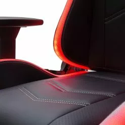 Furnitive LED Gaming Chair MC Racing - Kunstleder / Kunststoff - Schwarz / Weiß -Büromöbel Verkaufsgeschäft 1000205591 200310 11152900088 DETAILS P000000001000205591