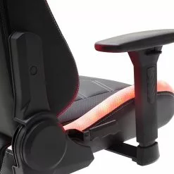 Furnitive LED Gaming Chair MC Racing - Kunstleder / Kunststoff - Schwarz / Weiß -Büromöbel Verkaufsgeschäft 1000205591 200310 11152900089 DETAILS P000000001000205591