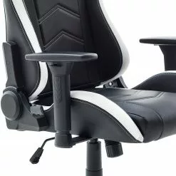 Furnitive LED Gaming Chair MC Racing - Kunstleder / Kunststoff - Schwarz / Weiß -Büromöbel Verkaufsgeschäft 1000205591 200310 11153000095 DETAILS P000000001000205591