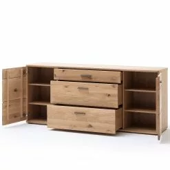 Loftscape Sideboard Salvo - Eiche teilmassiv - Balkeneiche Bianco / Grau -Büromöbel Verkaufsgeschäft 1000207365 200317 14294900141 DETAILS P000000001000207365