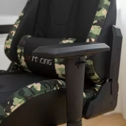 Furnitive Gaming Chair mcRacing N51 - Kunstleder / Kunststoff - Schwarz / Camouflage -Büromöbel Verkaufsgeschäft 1000207826 201008 06404100060 DETAILS P000000001000207826