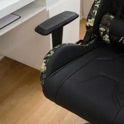 Furnitive Gaming Chair mcRacing N51 - Kunstleder / Kunststoff - Schwarz / Camouflage -Büromöbel Verkaufsgeschäft 1000207826 201008 06404200061 DETAILS P000000001000207826