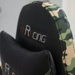Furnitive Gaming Chair mcRacing N51 - Kunstleder / Kunststoff - Schwarz / Camouflage -Büromöbel Verkaufsgeschäft 1000207826 201008 06404200062 DETAILS P000000001000207826