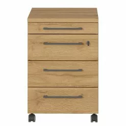 Germania Rollcontainer GW-Agenda - Eiche Grandson Dekor / Graphit -Büromöbel Verkaufsgeschäft 1000210641 200408 14212500032 DETAILS P000000001000210641