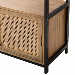 Ars manufacti Regal Vina - Mango massiv / Metall - Mango / Schwarz -Büromöbel Verkaufsgeschäft 1000210698 200408 14301300018 DETAILS P000000001000210698